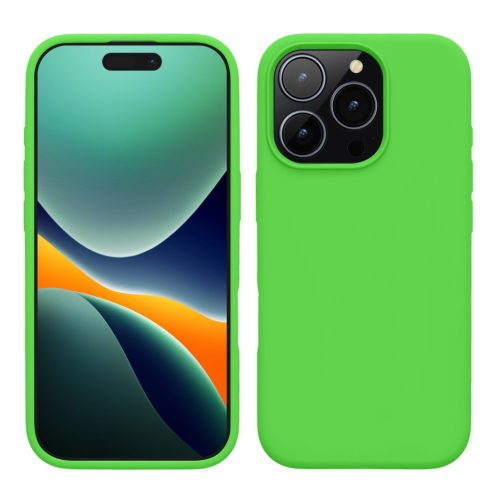 Husa Apple iPhone 16 Pro, Verde, Silicon, KWM000022TW007C