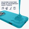 Husa Apple iPhone 16 Pro, Albastru deschis, Silicon, KWM000022TW010C