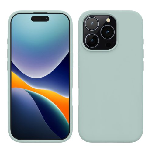 Husa Apple iPhone 16 Pro, Verde deschis, Silicon, KWM000022TW012C