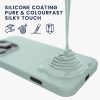 Husa Apple iPhone 16 Pro, Verde deschis, Silicon, KWM000022TW012C