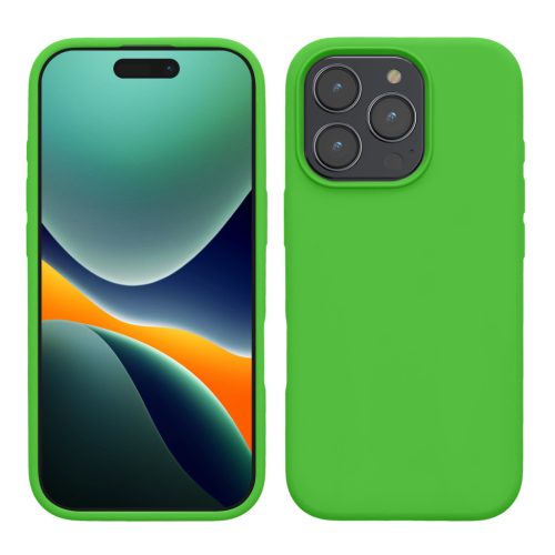 Husa Apple iPhone 16 Pro Max, Verde, Silicon, KWM000022TX003C