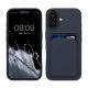 Husa Apple iPhone 16, Albastru inchis, Silicon, KWM000022UF004C