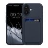 Husa Apple iPhone 16, Albastru inchis, Silicon, KWM000022UF004C