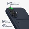 Husa Apple iPhone 16, Albastru inchis, Silicon, KWM000022UF004C