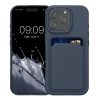 Husa Apple iPhone 16 Pro, Albastru inchis, Silicon, KWM000022UH004C