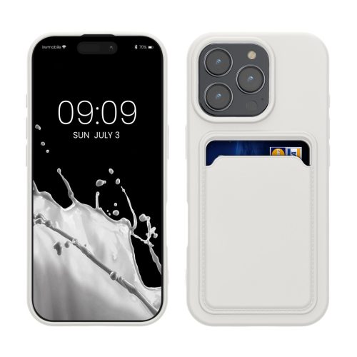 Husa Apple iPhone 16 Pro, Alb, Silicon, KWM000022UH005C