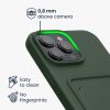 Husa Apple iPhone 16 Pro Max, Verde inchis, Silicon, KWM000022UI002C