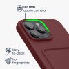 Husa Apple iPhone 16 Pro Max, Rosu inchis, Silicon, KWM000022UI006C