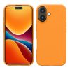 Husa Apple iPhone 16, Portocaliu, Silicon, KWM000022UJ001C