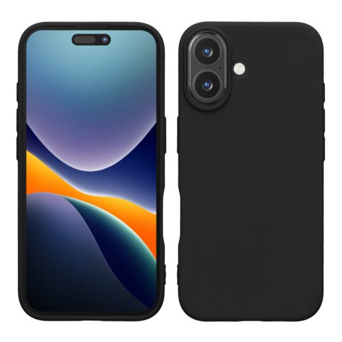 Husa Apple iPhone 16, Negru, Silicon, KWM000022UJ003C