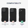 Husa Apple iPhone 16, Negru, Silicon, KWM000022UJ003C