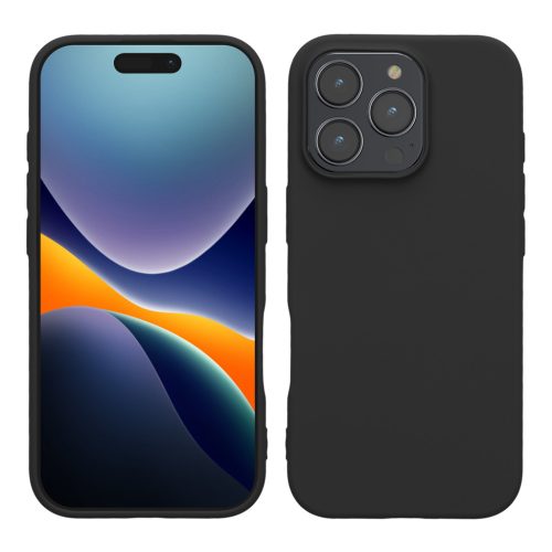 Husa Apple iPhone 16 Pro, Negru, Silicon, KWM000022UK003C