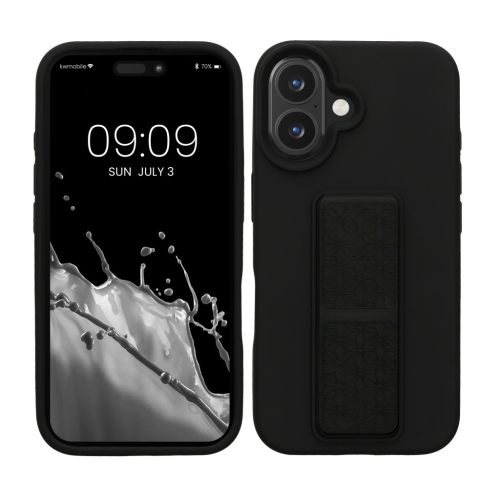 Husa Apple iPhone 16, Negru, Silicon, KWM000022UM003C