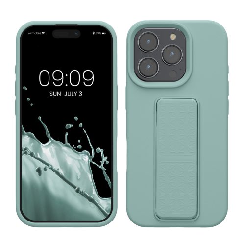 Husa Apple iPhone 16 Pro, Verde deschis, Silicon, KWM000022UN002C