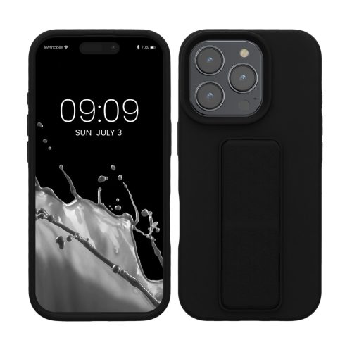 Husa Apple iPhone 16 Pro, Negru, Silicon, KWM000022UN003C