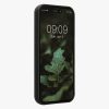 Husa Apple iPhone 16, Maro, Lemn/Silicon, KWM000022UP001C