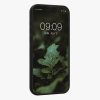 Husa Apple iPhone 16 Pro Max, Maro, Lemn/Silicon, KWM000022UR001C