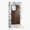 Husa Apple iPhone 16 Pro Max, Maro, Lemn/Silicon, KWM000022UR001C