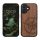 Husa Apple iPhone 16, Maro, Lemn/Silicon, KWM000022US001C