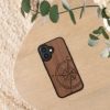 Husa Apple iPhone 16, Maro, Lemn/Silicon, KWM000022US001C