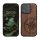 Husa Apple iPhone 16 Pro, Maro, Lemn/Silicon, KWM000022UT001C