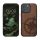Husa Apple iPhone 16 Pro Max, Maro, Lemn/Silicon, KWM000022UU001C