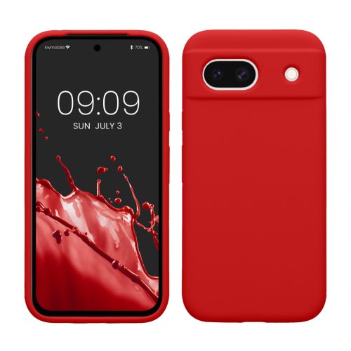 Husa Google Pixel 8a, Rosu, Silicon, KWM000020KQ033C