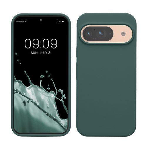 Husa Google Pixel 9/Pixel 9 Pro, Verde, Silicon, KWM000020PI018C