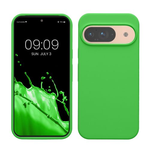 Husa Google Pixel 9/Pixel 9 Pro, Verde, Silicon, KWM000020PI019C