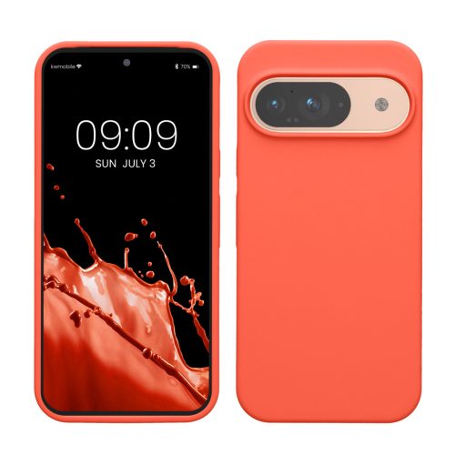 Husa Google Pixel 9/Pixel 9 Pro, Roz, Silicon, KWM000020PI020C