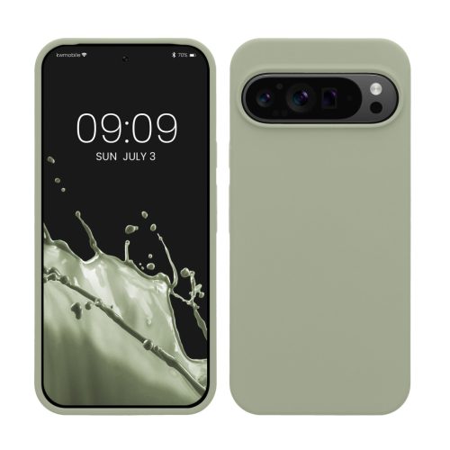 Husa Google Pixel 9 Pro XL, Verde deschis, Silicon, KWM000020PV012C