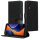 Set Husa si Folie de protectie Samsung Galaxy Xcover 5, Negru, Piele ecologica/Silicon, KWM000021UY001C