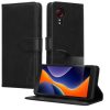 Set Husa si Folie de protectie Samsung Galaxy Xcover 5, Negru, Piele ecologica/Silicon, KWM000021UY001C