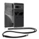 Husa cu jnur Google Pixel 8a, Transparent/Negru, Silicon, KWM000020KX004C
