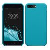 Husa Apple iPhone 8 Plus/iPhone 7 Plus, Albastru deschis, Silicon, KWM0000087L103C