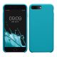 Husa Apple iPhone 8 Plus/iPhone 7 Plus, Albastru deschis, Silicon, KWM0000087L103C