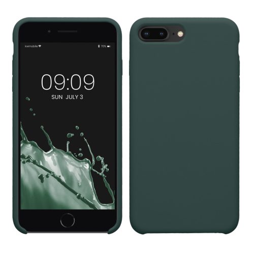 Husa Apple iPhone 8 Plus/iPhone 7 Plus, Verde, Silicon, KWM0000087L105C