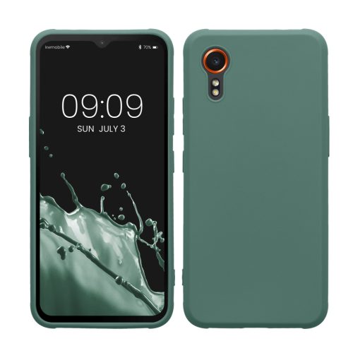 Husa Samsung Galaxy Xcover 7, Verde, Silicon, KWM000021VH006C
