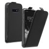 Husa Samsung Galaxy S10e, Negru, Piele ecologica/Silicon, KWM000021VP001C
