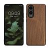 Husa OnePlus Nord CE4 Lite, Maro, Lemn/Silicon, KWM000022UY001C