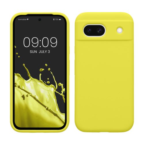 Husa Google Pixel 8a, Galben, Silicon, KWM000020KQ049C
