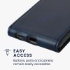 Husa Samsung Galaxy Xcover 5, Albastru inchis, Piele ecologica/Silicon, KWM000012NW002C