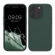 Husa Apple iPhone 15 Pro, Verde inchis, Silicon, KWM000020CC041C