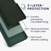 Husa Apple iPhone 15 Pro, Verde inchis, Silicon, KWM000020CC041C