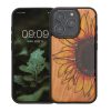 Husa Apple iPhone 15 Pro, Multicolor, Lemn/Silicon, KWM000020EI004C