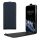 Husa Samsung Galaxy A15 5G, Albastru inchis, Piele ecologica/Silicon, KWM000021OM002C
