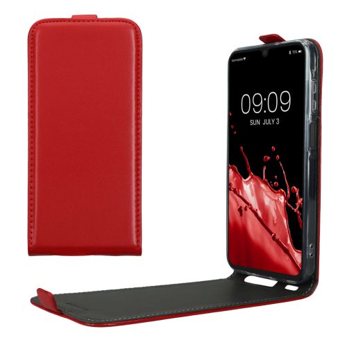 Husa Samsung Galaxy A15 5G, Rosu, Piele ecologica/Silicon, KWM000021OM003C