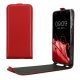 Husa Samsung Galaxy A15 5G, Rosu, Piele ecologica/Silicon, KWM000021OM003C