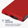 Husa Samsung Galaxy A15 5G, Rosu, Piele ecologica/Silicon, KWM000021OM003C