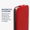 Husa Samsung Galaxy A15 5G, Rosu, Piele ecologica/Silicon, KWM000021OM003C